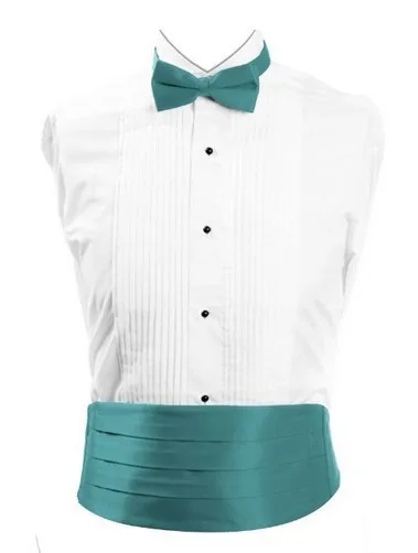 
Fashionable Soild Colour Bowtie And Cummerbund Set 