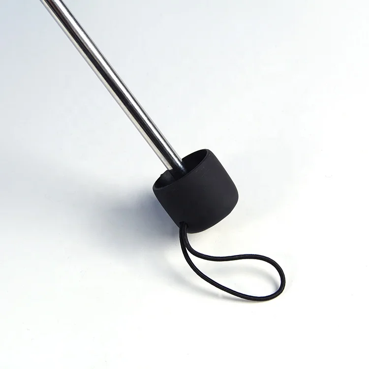 folding umbrella manual open with custom logo print Silver coated windproof UV protection promotion gift 3 fold umbrella