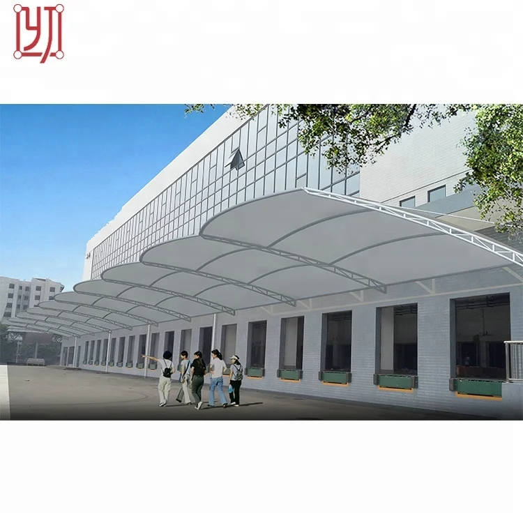 Для автомобильной парковки затеняющий ткань чистая pvdf палатка структуры