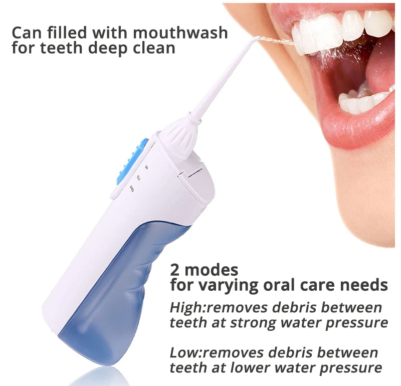 
2021 High Quality battery powered water flosser oral irrigator as seen on tv 