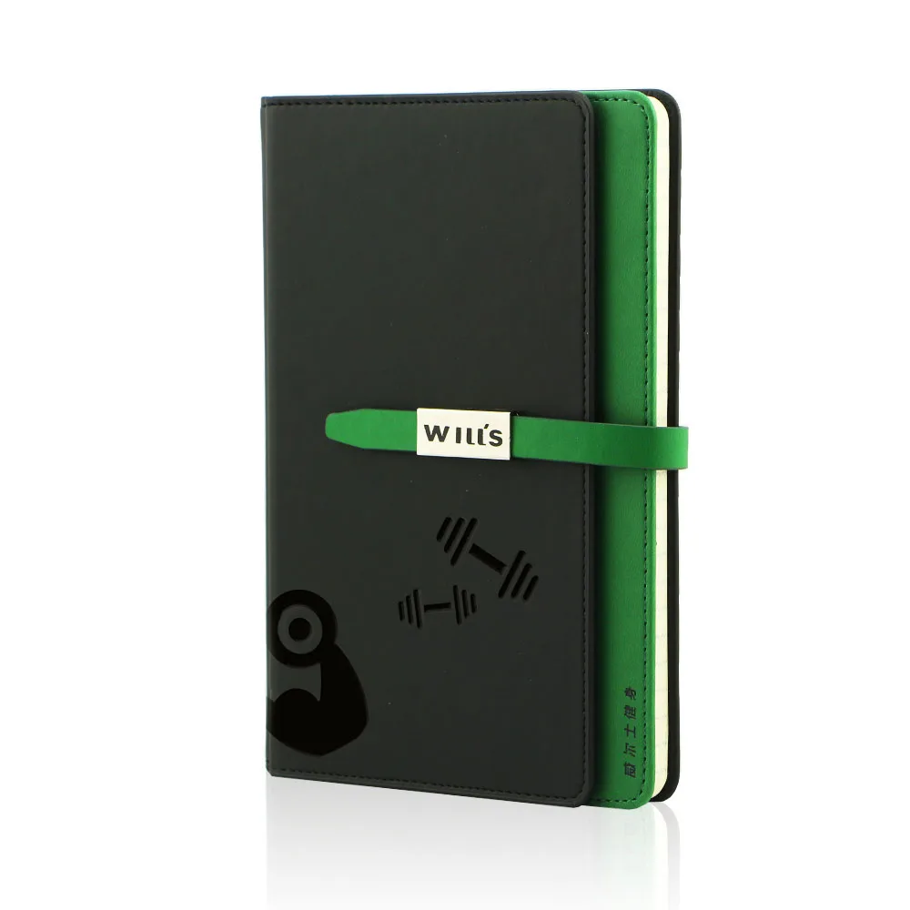 Custom A4 A6 A5 vintage genuine leather journal book a5 prining premium notebook planner diary printing journal