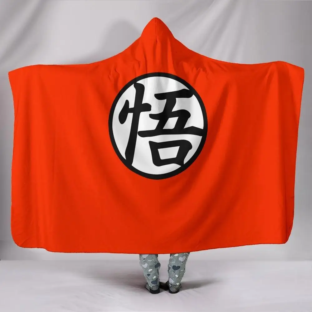 2020 Japanese Anime Collection Sherpa Fleece Wearable Blanket Warm Magic Cloak TV Computer Throwing Nap Blanket With Hood