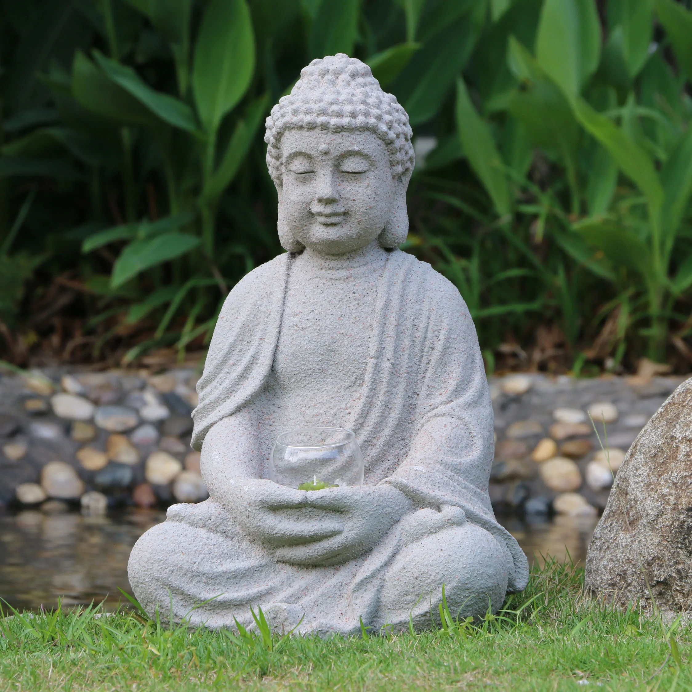Будда Искусство большой сад Будды монах статуи