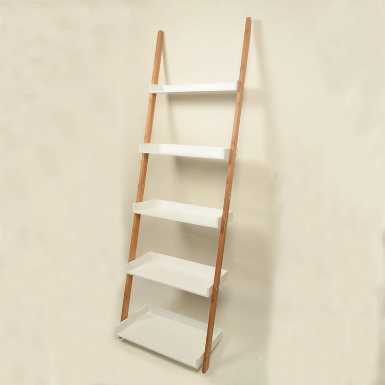 
Home Decor Bookshelf Display Rack 5-Tiers Bookcase Wooden Book Shelf 