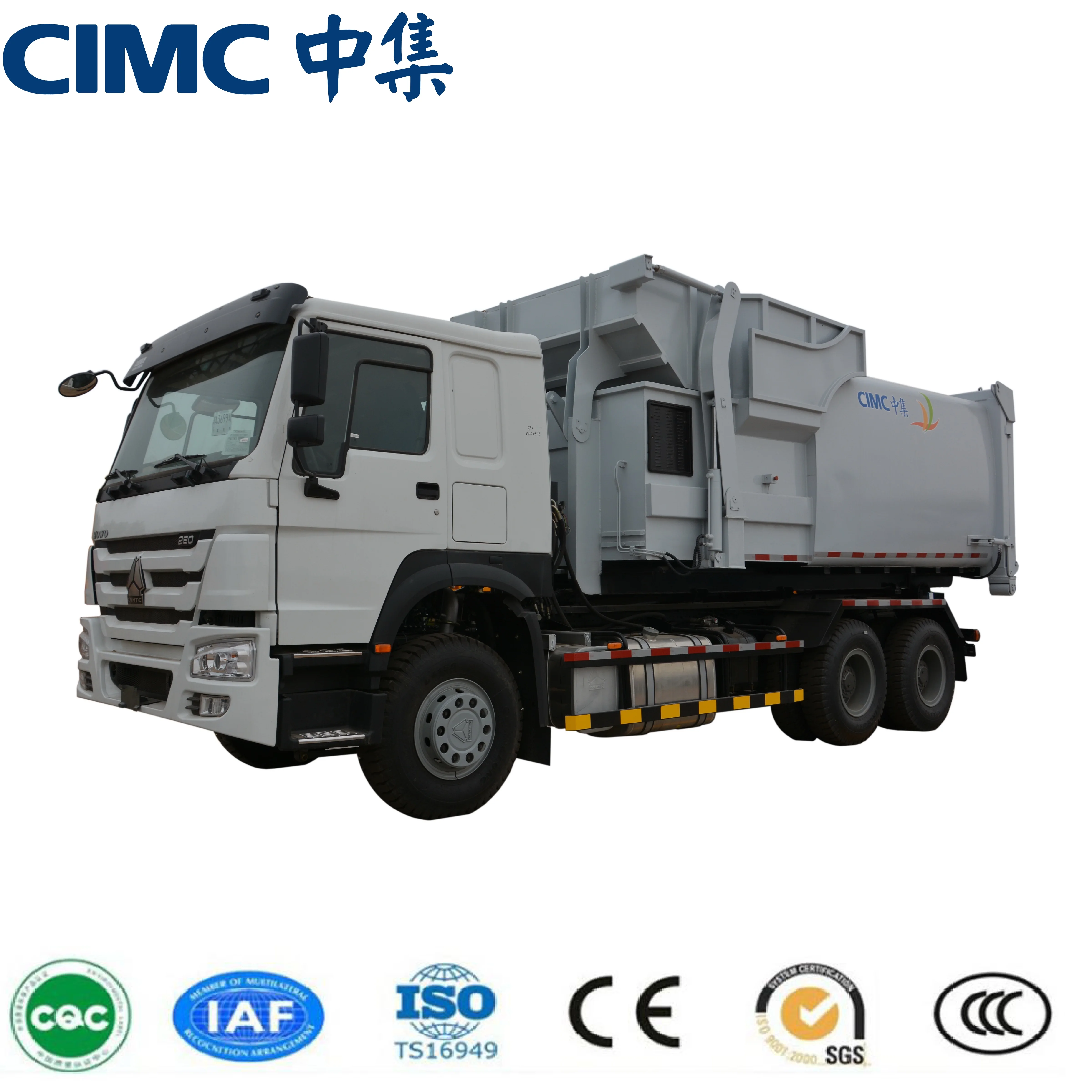 Грузовик для уплотнения мусора с Крючковым подъемником, емкость 20 куб. М