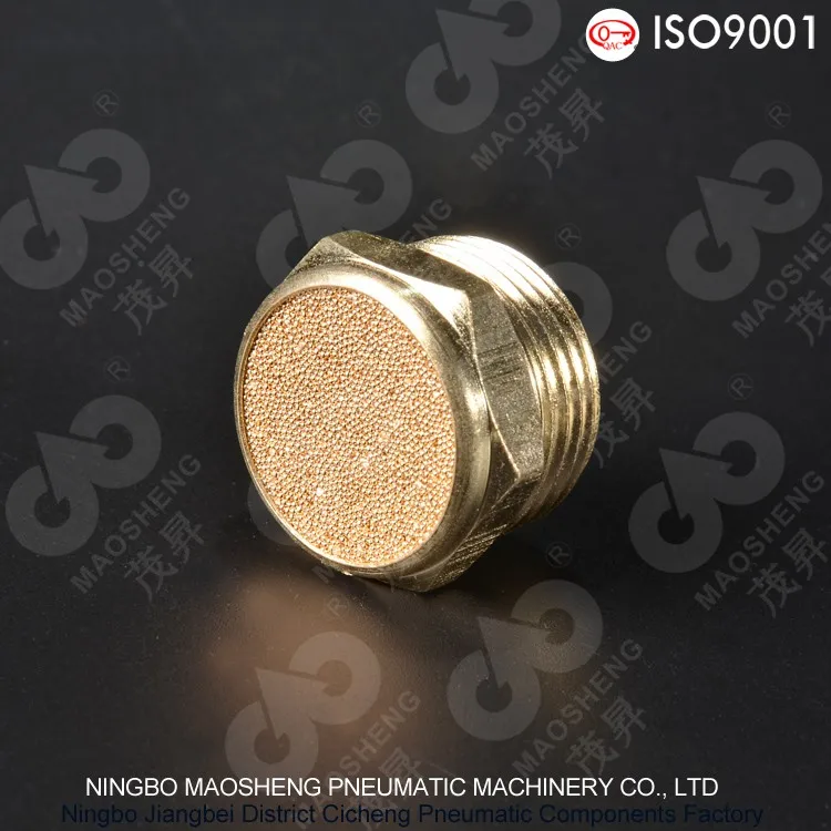 
V Type Series Steel Nipple Sintered metal powder filter Sintered bronze air filter 