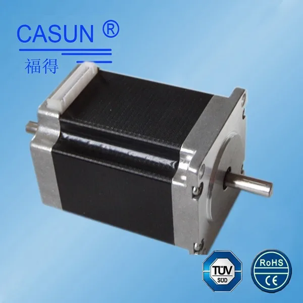 гибридных 2 фазы 12v биполярного 4- провод 226 унции-в 76mm мотор длина 1.5a нема 23 двойной вал шагового двигателя