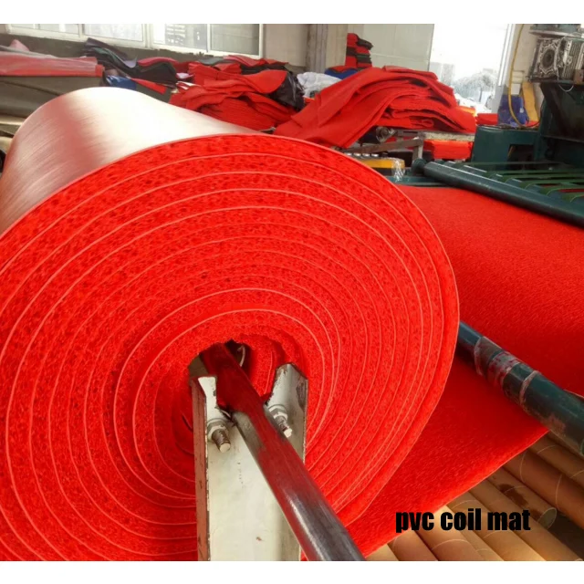 Entrance Doormat Pvc Coil Carpet Spaghetti Floor Mats /vinyl Flooring Pvc Backed Coir Mat Coil Door Mat