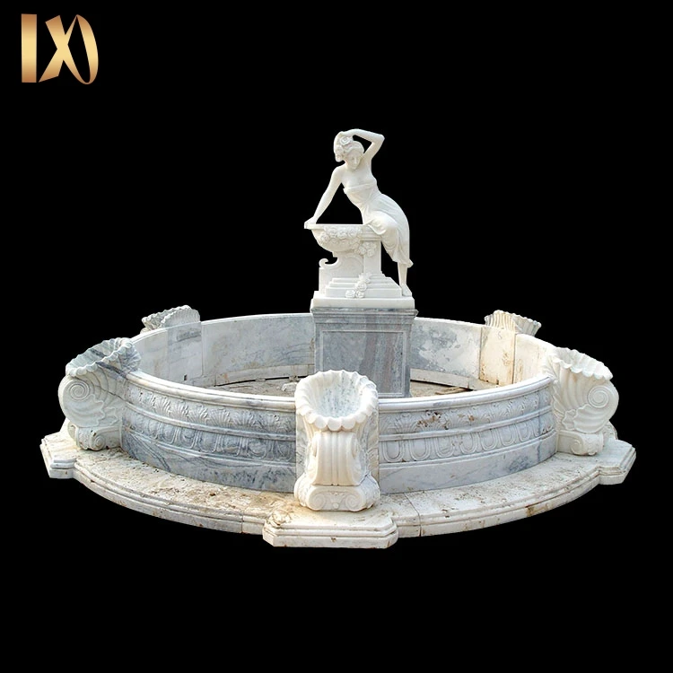 Marble naked lady fountain