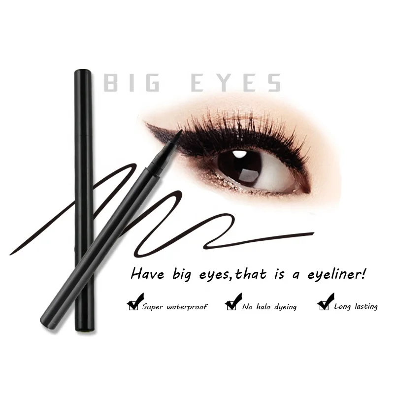 Liquid Eyeliner to Eye High Quality Waterproof Black Make Up Beauty Cosmetics Liner Pencil