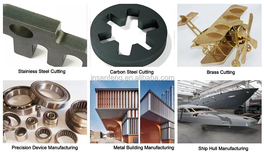 Senfeng fiber laser cutting machine SF3015HM with full cover for cutting tubes and plates