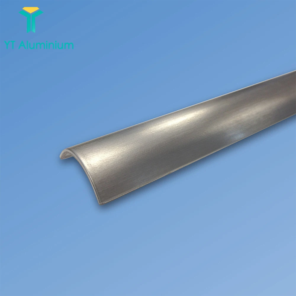 Polished Brass 900mm Protective Cover For Bull Nose Edge Step Aluminium Threshold