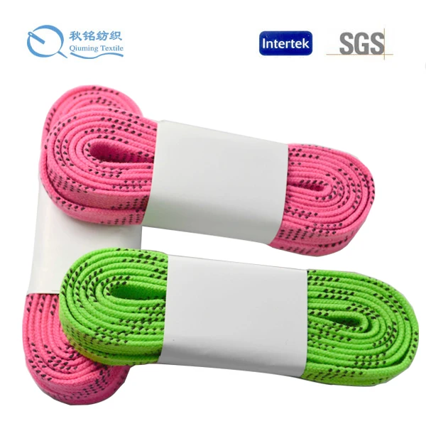 Adult Men Women Kids Ice Hockey Skates Shoe Flat waxed Laces for Sports Roller Derby Skates