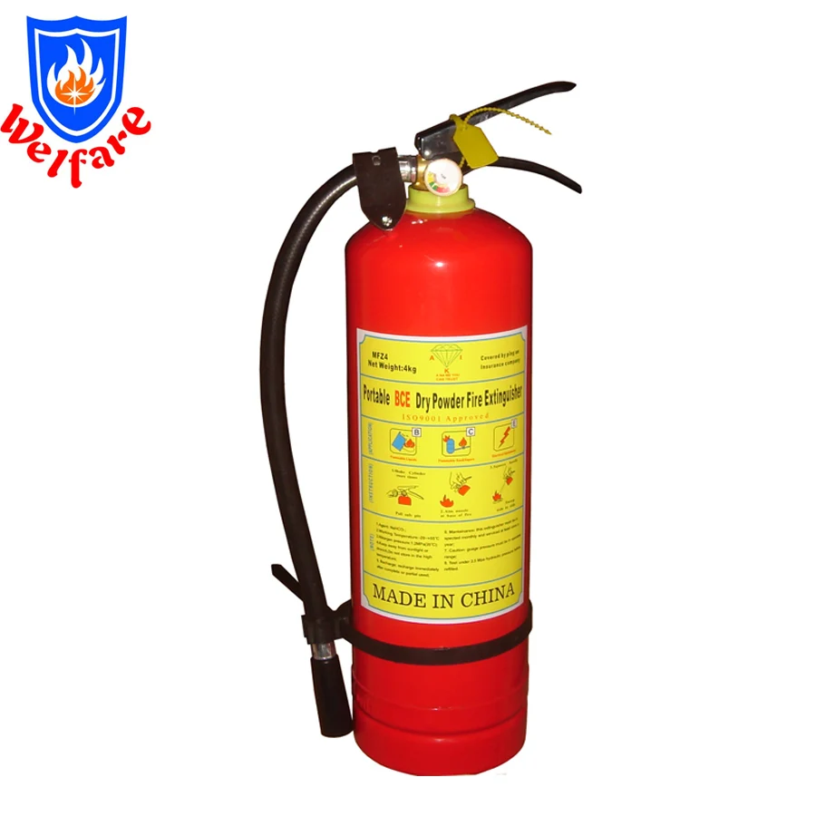 Portable 4kg BC 40% Dcp Fire Extinguisher Pakistan