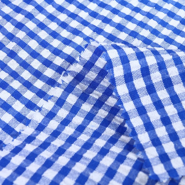 Индийская рубашка из мягкой пузырчатой ткани, проверка одежды