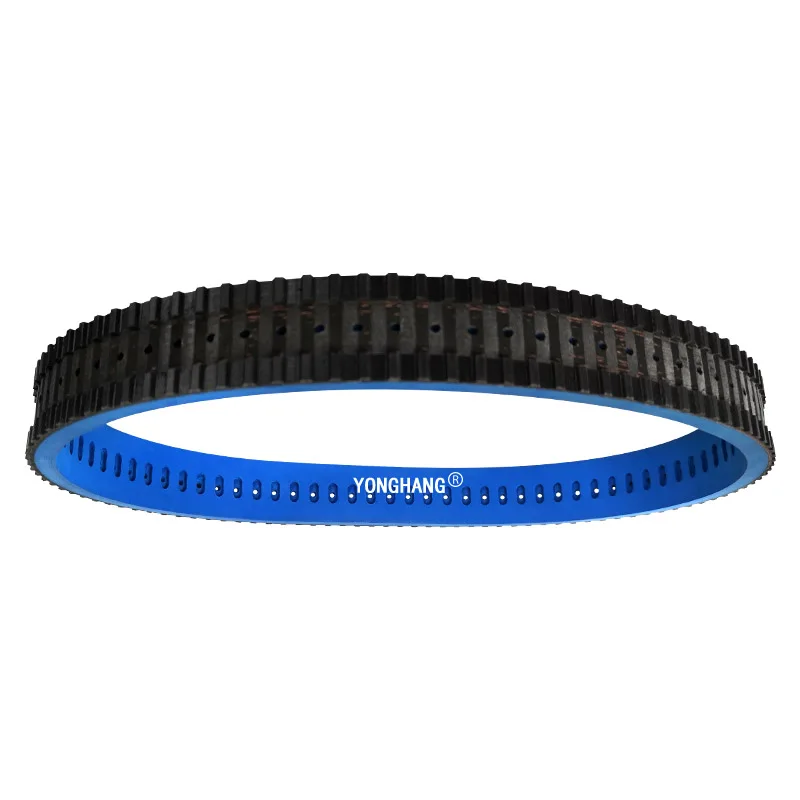 Blue glue Industrial Rubber Conveyor Belt Systems for packing Machine