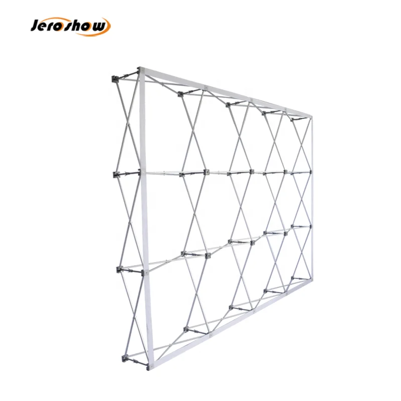 3*3  3*4 Promotion Print Straight Fabric Banner Display Stand Backdrop Foldable Pop Up Display