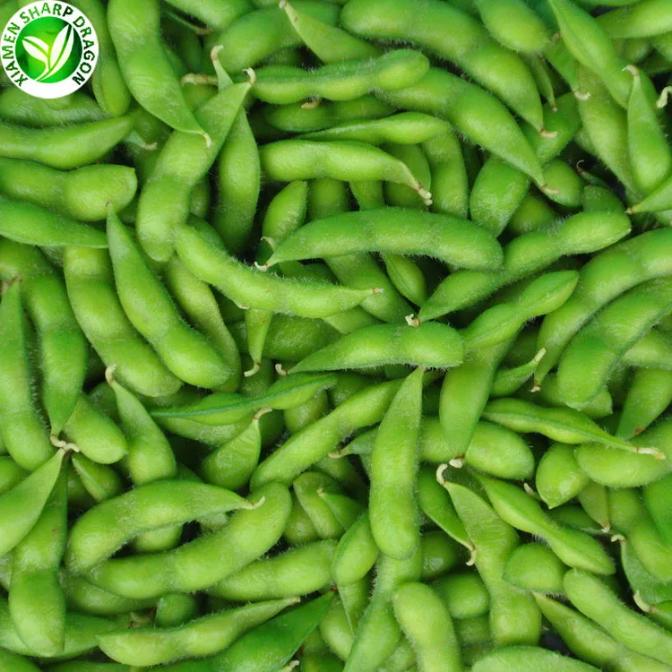 
 Замороженные Свежие соевые замороженные бобы Edamame, экспорт IQF  