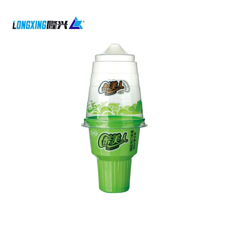 High Quality PP disposable ice cream cup with lid