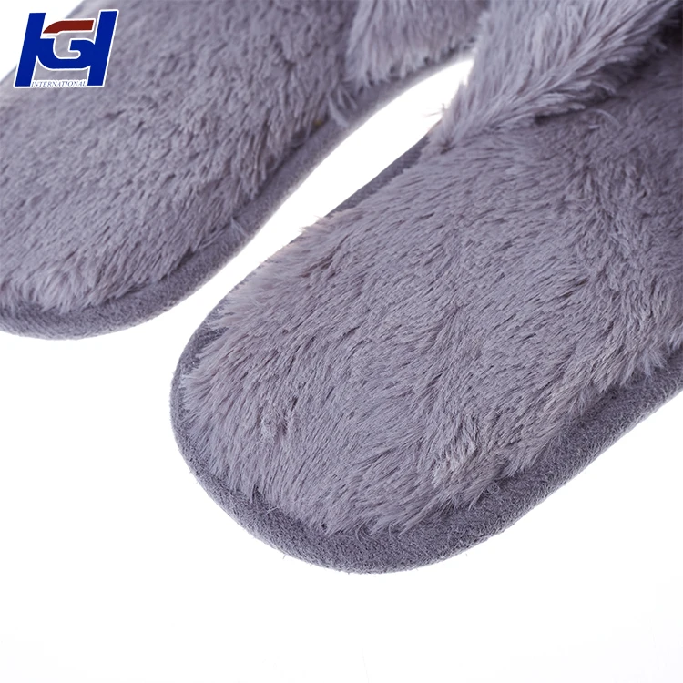 Fashion Slipper Woman Ladies Flat Slipper Flip Flop Slipper Women Summer Shoes HCG Indoor Mules Summer Sandals Faux Rabbit Fur