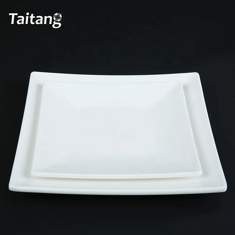  Кухонные принадлежности для ресторана ужина белые меламиновые тарелки с индивидуальным принтом