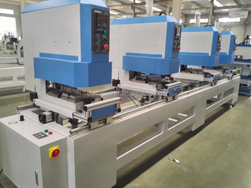 High quality full automatic seamless 4 heads PVC window door welding machine