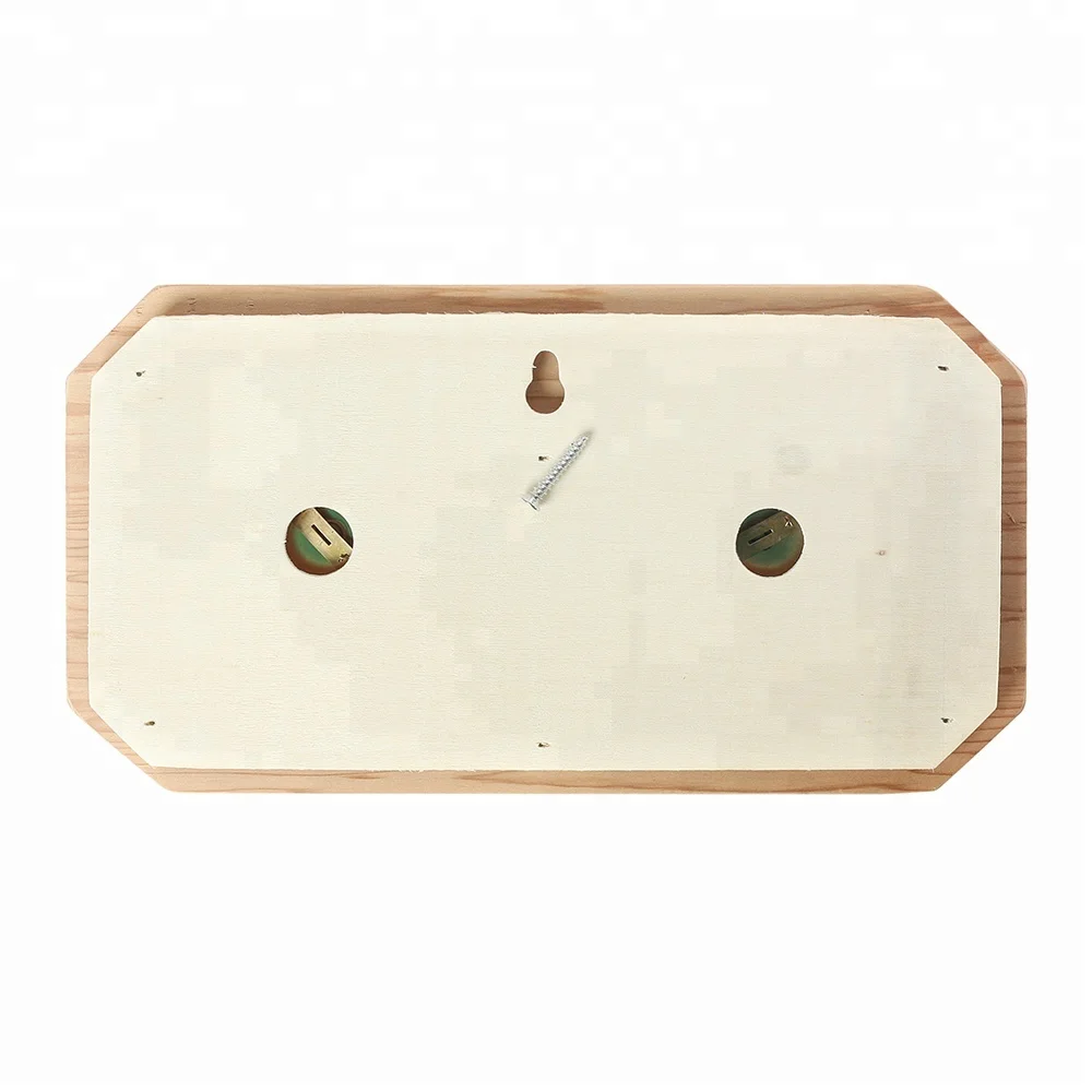 Traditional Wood Sauna Room Wall Mounted Hygrometer And Thermometer