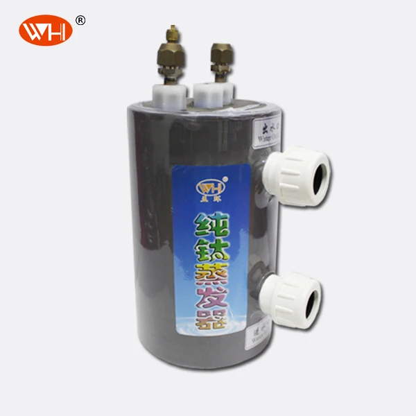 Economical Energy Saving PVC Shell and titanium tube evaporator for Aquarium seafood machine