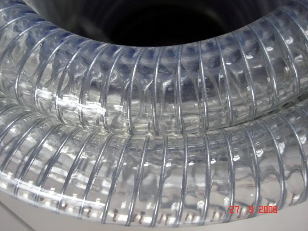 PVC Transparent Spring Pipe Steel Wire Reinforced Hose