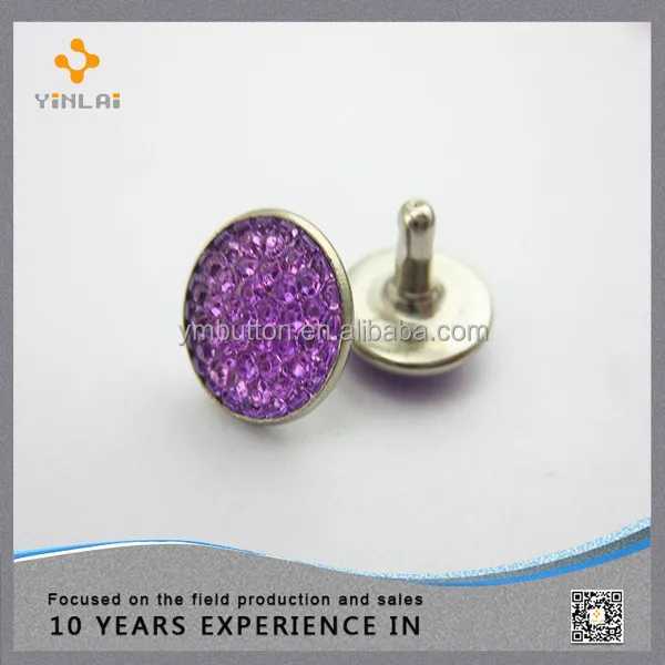 Open end and close end press rhinestone strass rivet for shoes