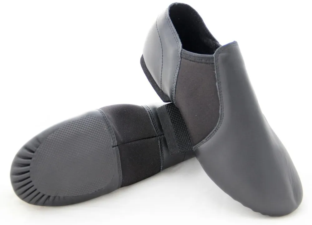 
7000042 Wholesale OEM Adults Children Portable Dance Leather Jazz Shoe 