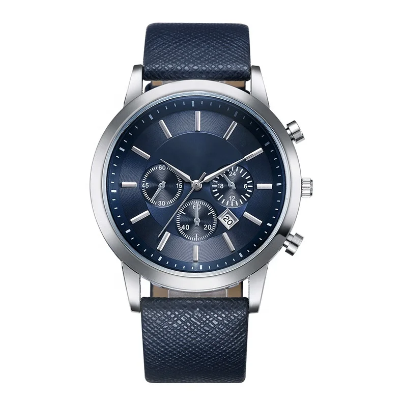 Fashion Luxury Chrome Watches  Steel Quartz Wrist Watch Custom Design Your Own Logo Diver Fastrack Watches for Men
