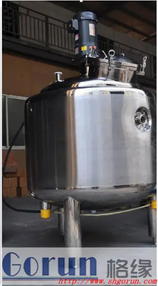 jacketed chemical reactor agitated tank reactor/stirrer tank/sanitary Tank