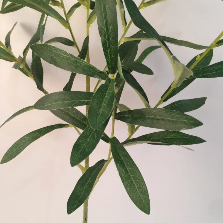 FC1354 Lifelike olive beautiful home decor no berry artificial olive branch