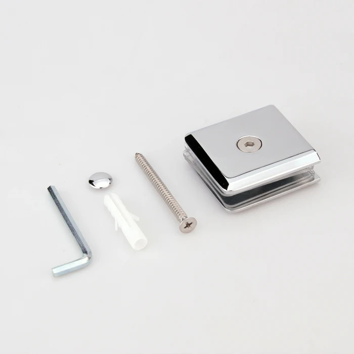 Hot Sale Fixed Glass Panel Small Shower Glass Door  Bracket Glass Clamp