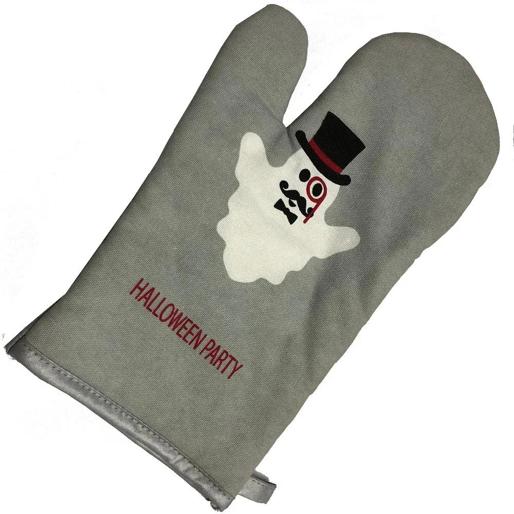 printed oven mitt with personality design top quality custom made oven mitt
