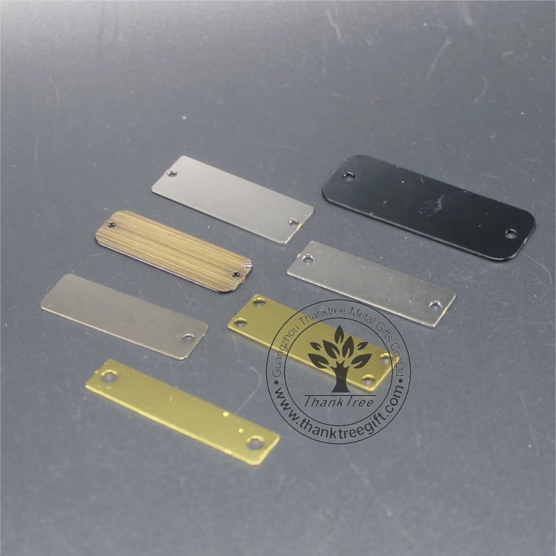 
Manufacturer wholesale logo engraved brass and stainless steel metal tag for furniture 