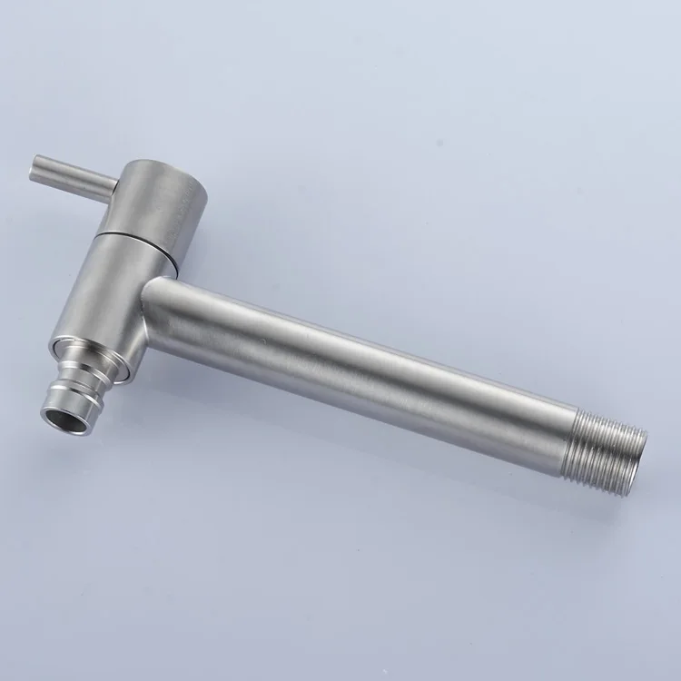 Wall mounted single hot or cold water tap 304SS bibcock taps