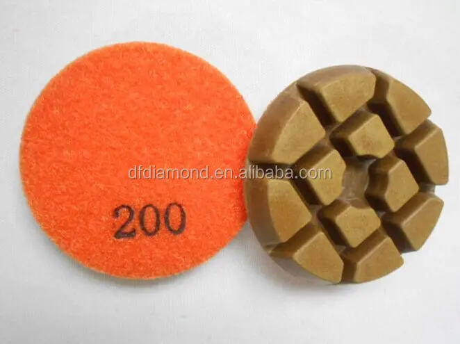 4 Inch 100mm Angle Grinder Diamond Resin Granite Marble Concrete Wet / Dry Flexible Polishing Pad