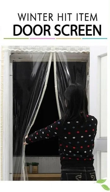 EVA door screen for Winter use, for air conditioner room  use wind-proof screen door, EVA screen curtain