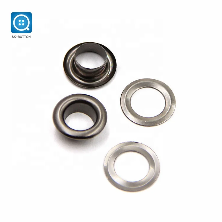 small size Nickle free High quality nickle black  metal shoes hat eyelets for bags