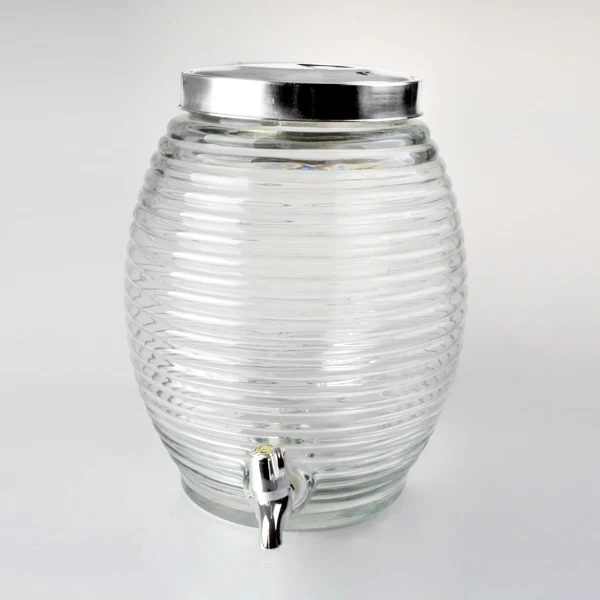 Machine made commercial magic glass drink water dispenser with silver tap