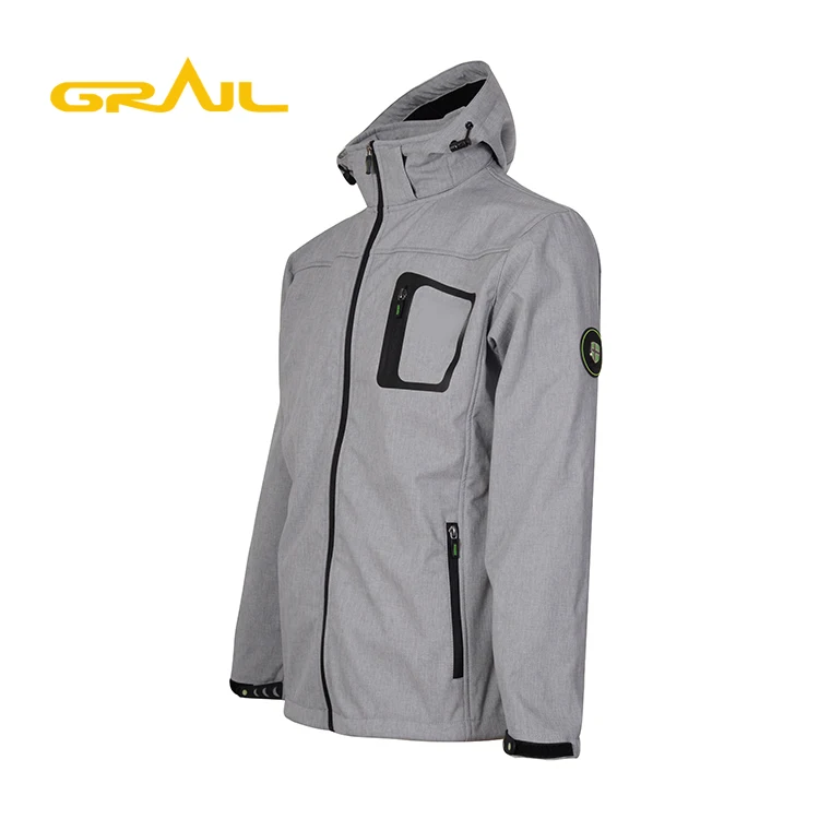 Hot selling custom fashion men hiking winter softshell jacket waterproof