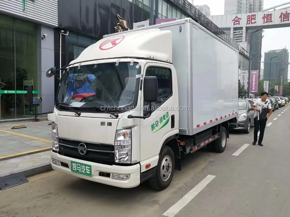
4x2 electric pickup van truck ev truck crane for sale 