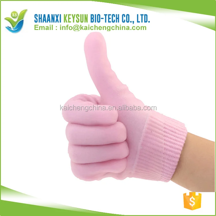 Natrual Essential Oil Gel Gloves for Dry Hand Spa OEM accept