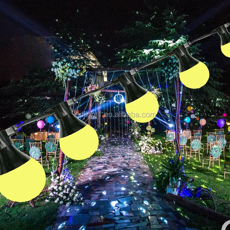 Outdoor christmas led stage light dmx 24v 3D 12v led festoon lights for dance party