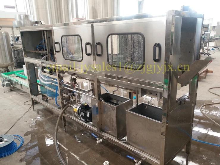 Liquid Filling Machine 20 Liters,5 Gallon Jar Water Washing And Filling Line