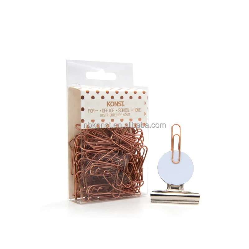 metal color paper clip for office 28mm/33mm/50mm