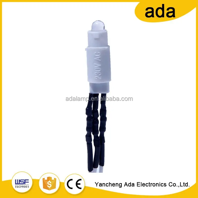 Лаконичный дизайн 240 В светодиодный индикатор лампы