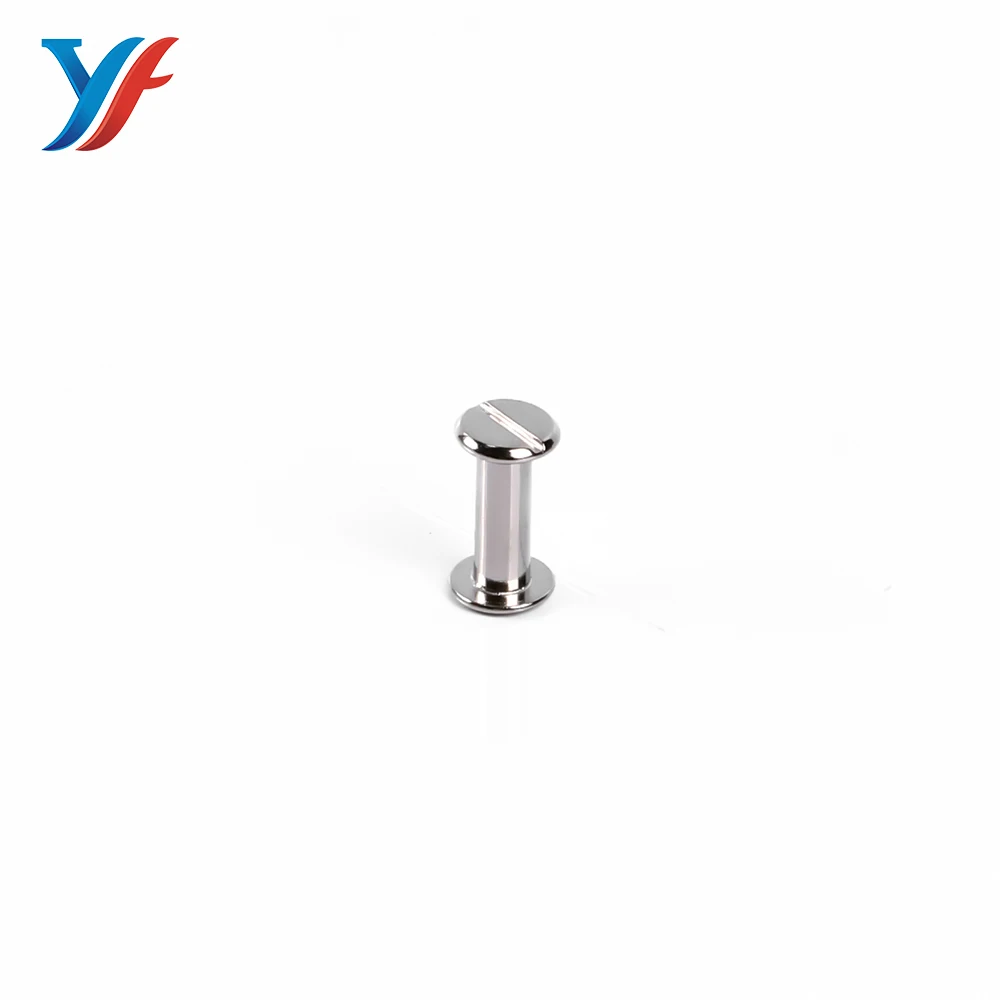 Stainless steel binding head post chicago book screw